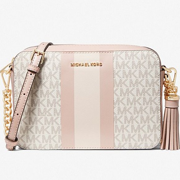 MICHAEL Michael Kors Bags New Michael Kors Ginny Medium Logo Stripe